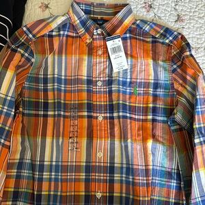 Brand new Ralph Lauren boys button down shirt with tags